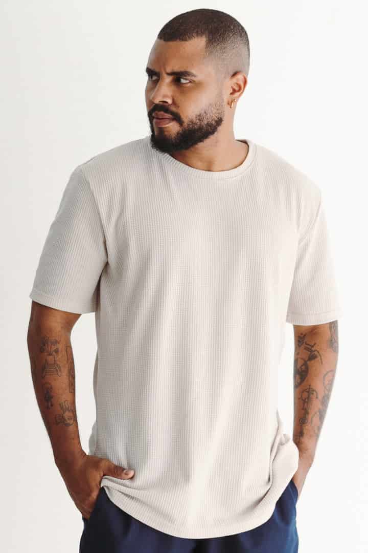 Camiseta texturizada hueso - miniatura 4