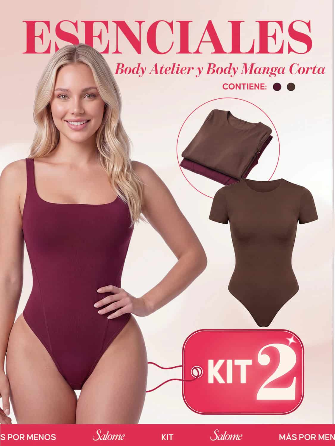 Kit Body Atelier Espalda Profunda & Manga Corta Sin Costuras | Salome 5004 & 5007 | 01L5 - miniatura 6