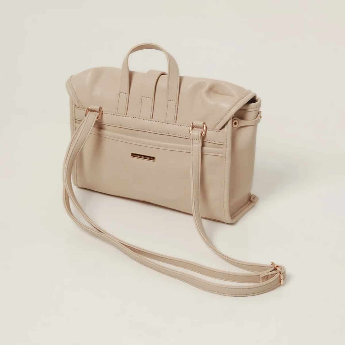 Bolso Tipo Mini Bag Beige - miniatura 2