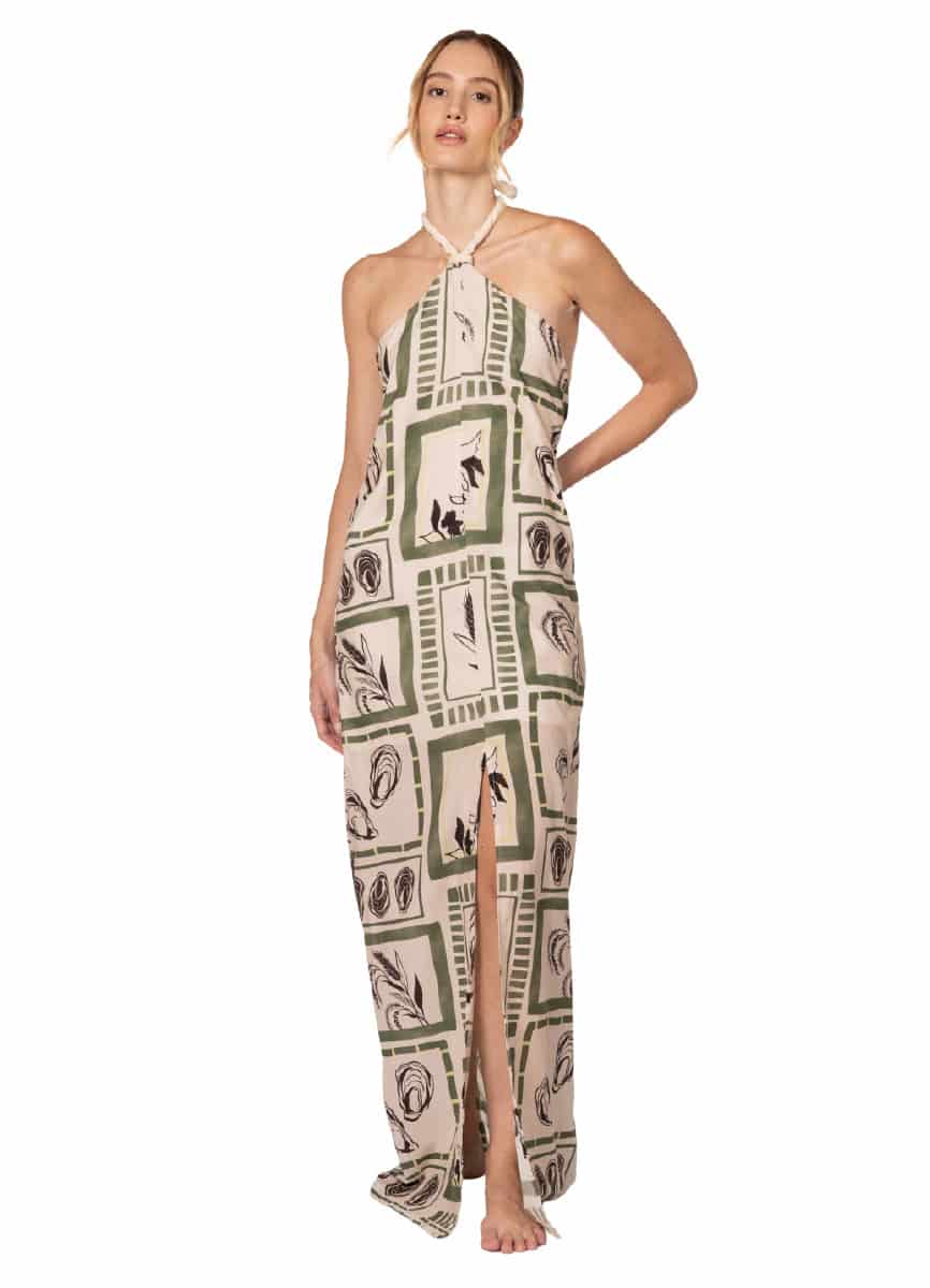 GREEN DREAMS AMAL DRESS         9744 - miniatura 1