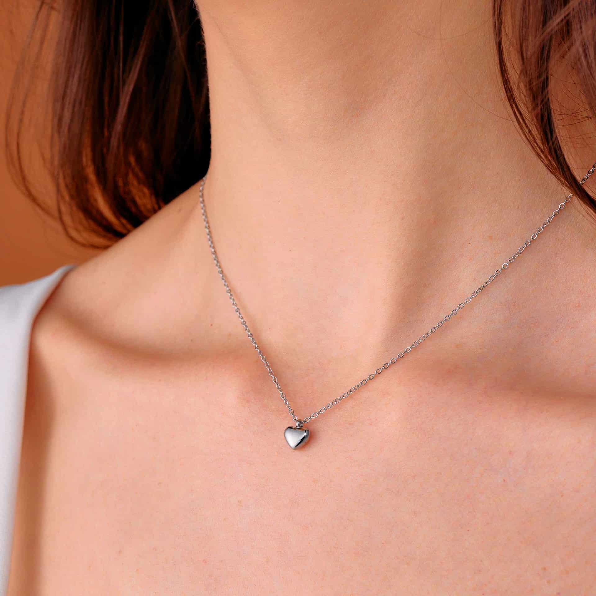 Collar Corazón Chunky - miniatura 1
