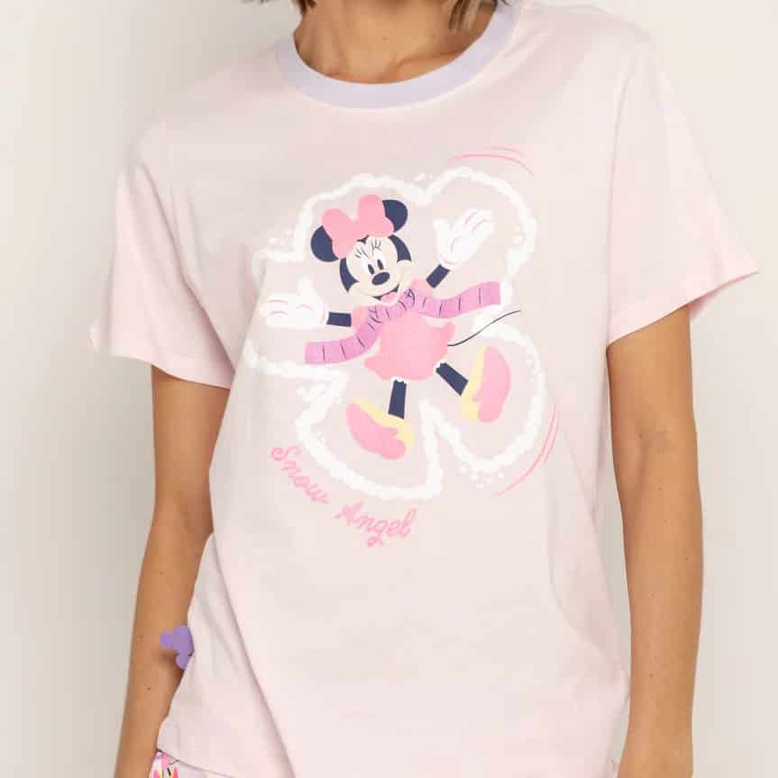 Conjunto Short Elástico Rosa Minnie - miniatura 4