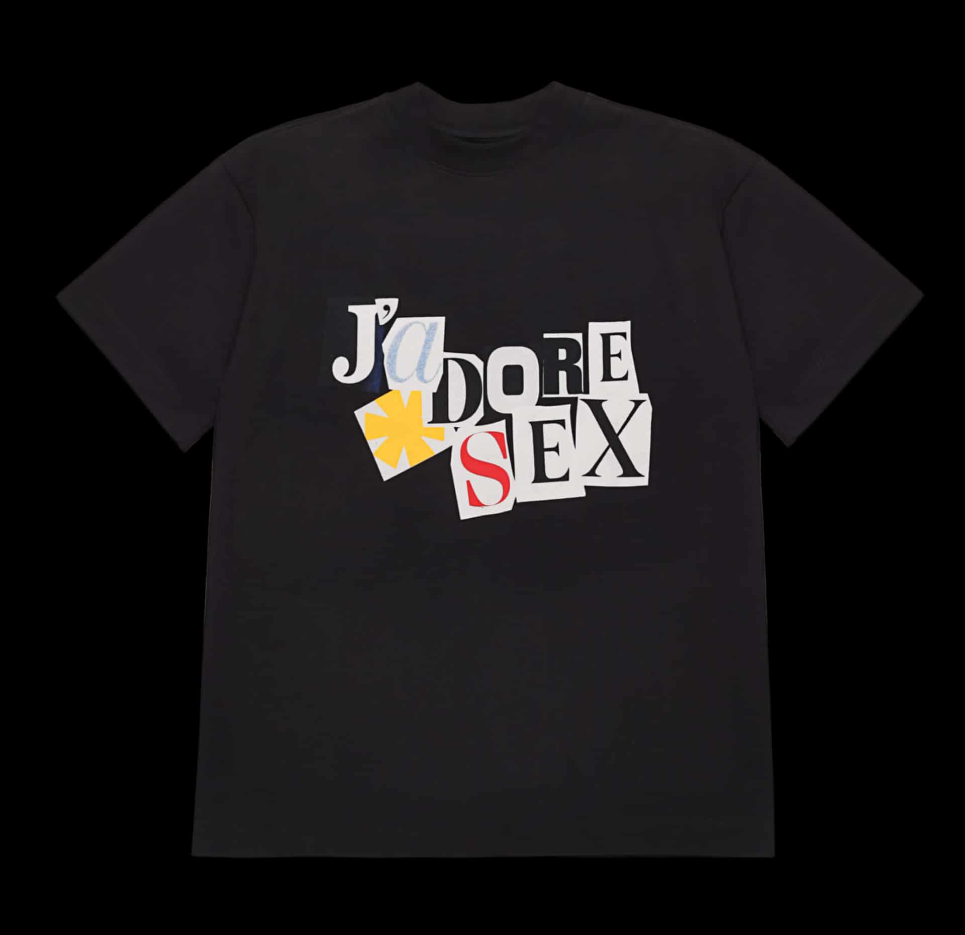 J'ADORE SEX BLACK T-SHIRT - miniatura 1