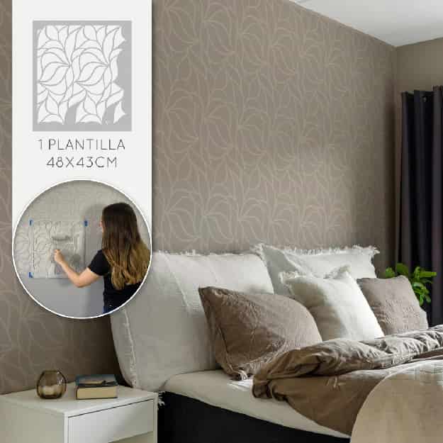 Plantillas para pintar, Vamarú Stencils, Colección Melina 48x48cm, 1und - miniatura 1