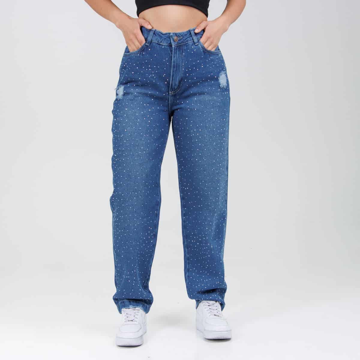 Jean Axspen Mom Fit Ax-2708 Brillos - miniatura 2
