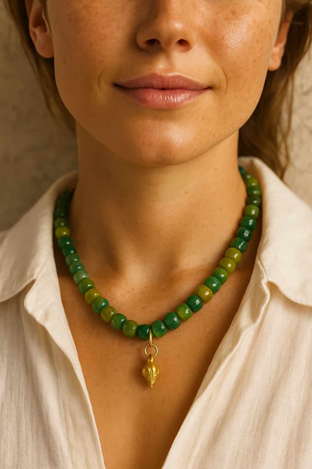 Zalva Necklace + Gold-Plated Removable Charm - miniatura 6