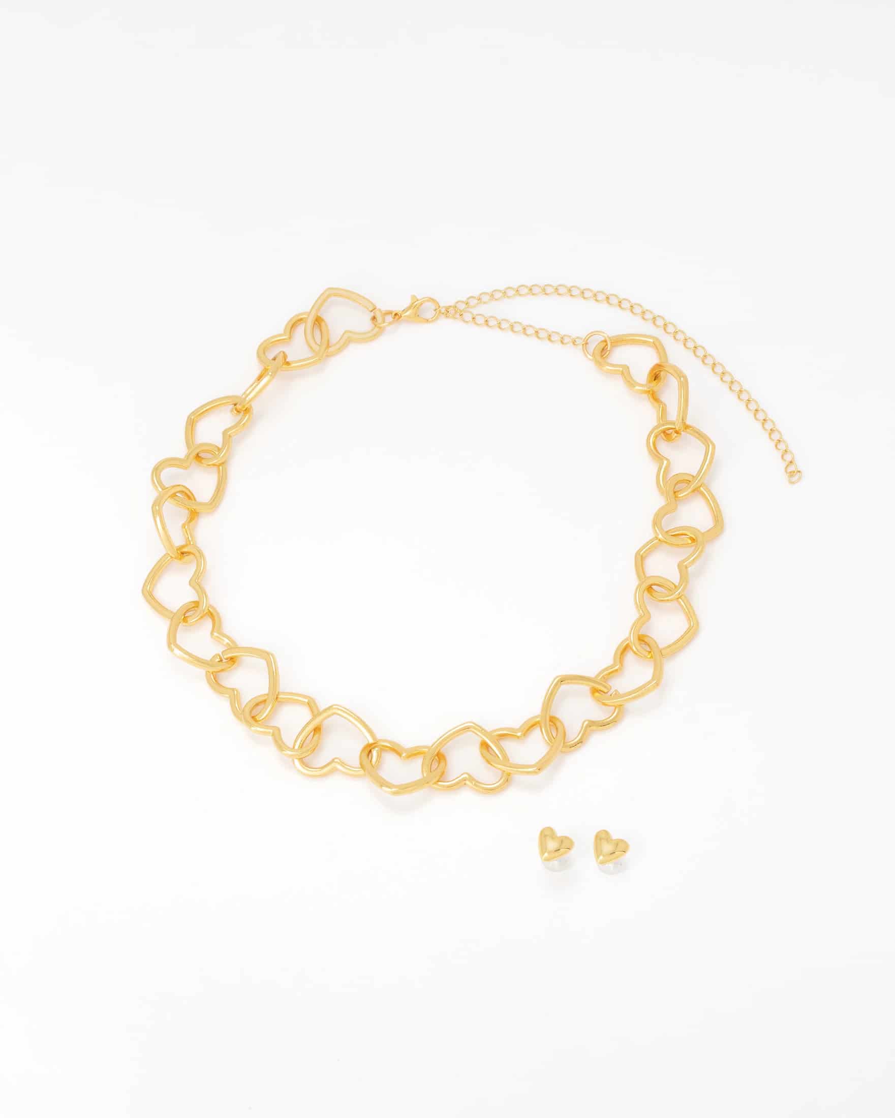 Collar Corazón + Aretes - miniatura 2