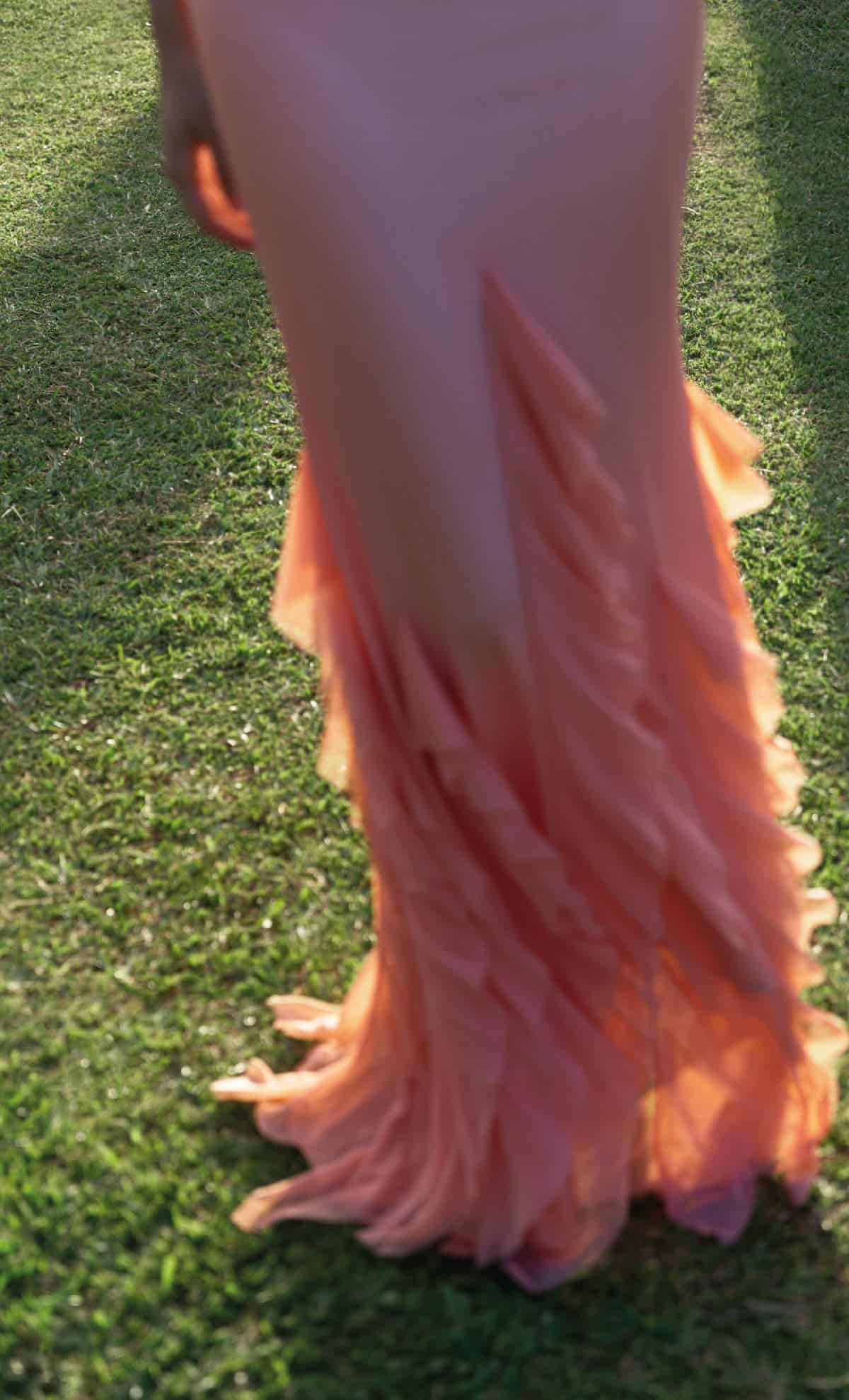 Vestido largo Radiant Peach - miniatura 2