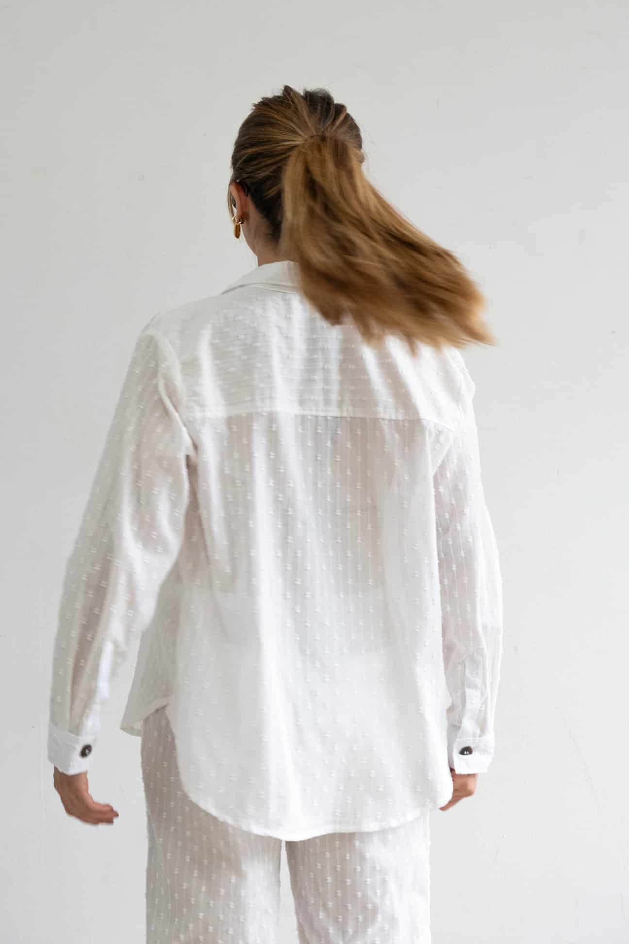 Camisa Vela de algodón | Blanco - miniatura 2