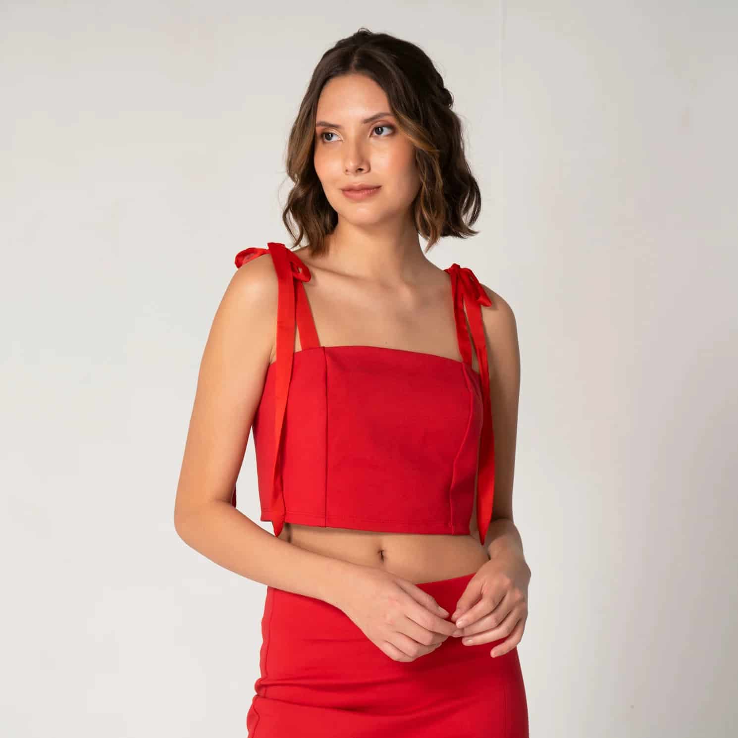 Blusa Crop Top Slim Lovs - miniatura 1