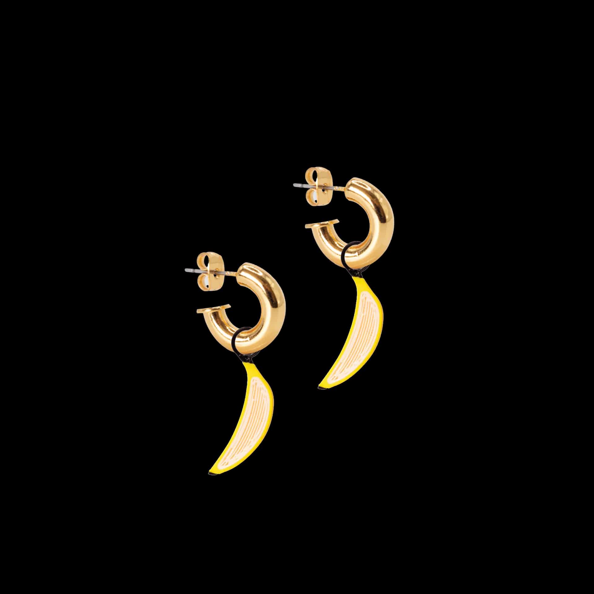 CANDONGAS DORADAS CON DIJES DE FRUTAS - miniatura 8