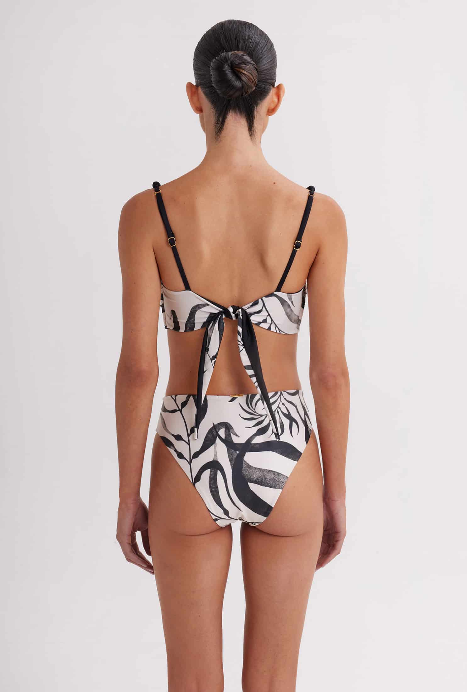 Bottom de Bikini High Ruby Wavy Leaf - miniatura 1