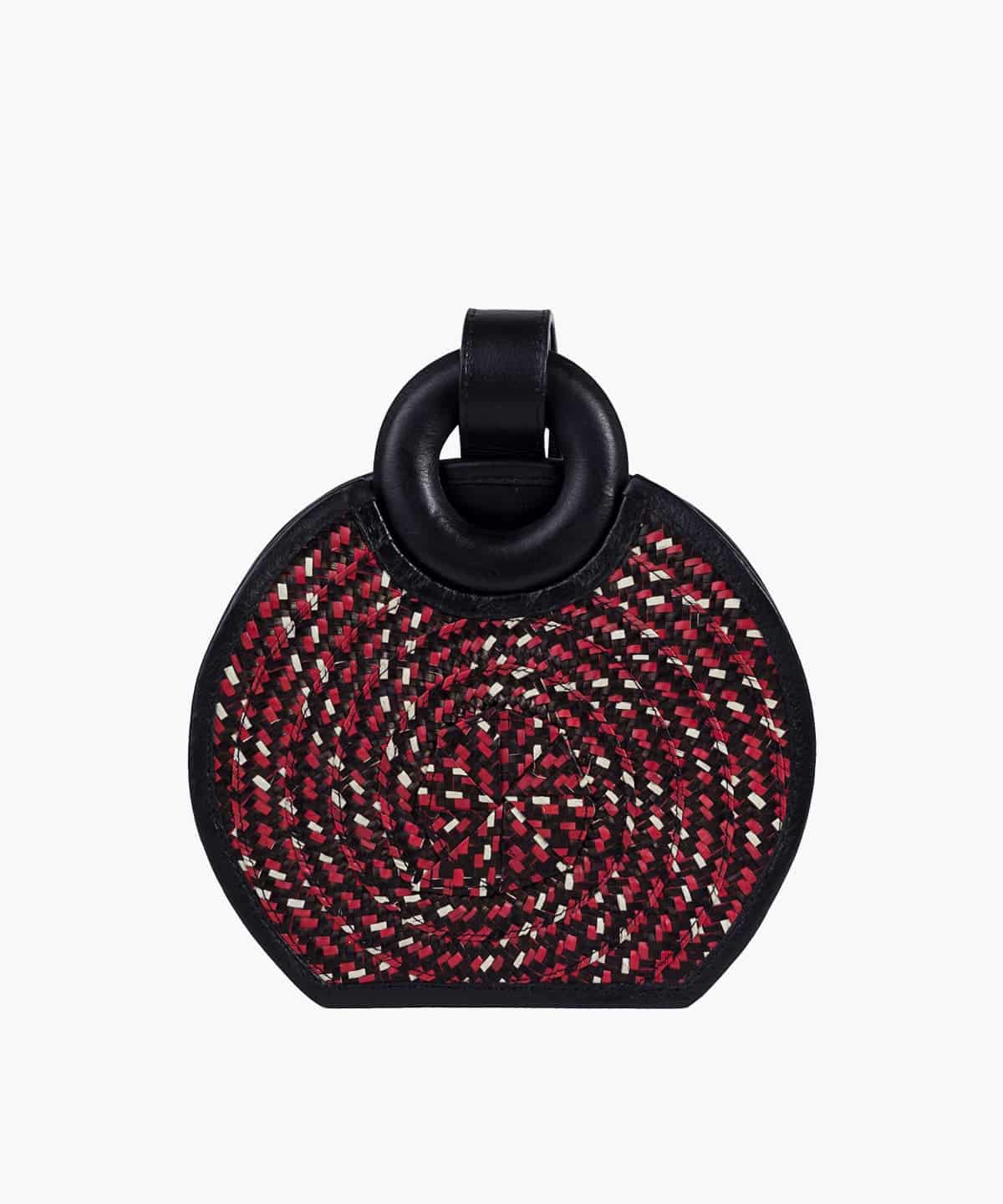 Manexca Mini in Raffia and Leather - miniatura 1