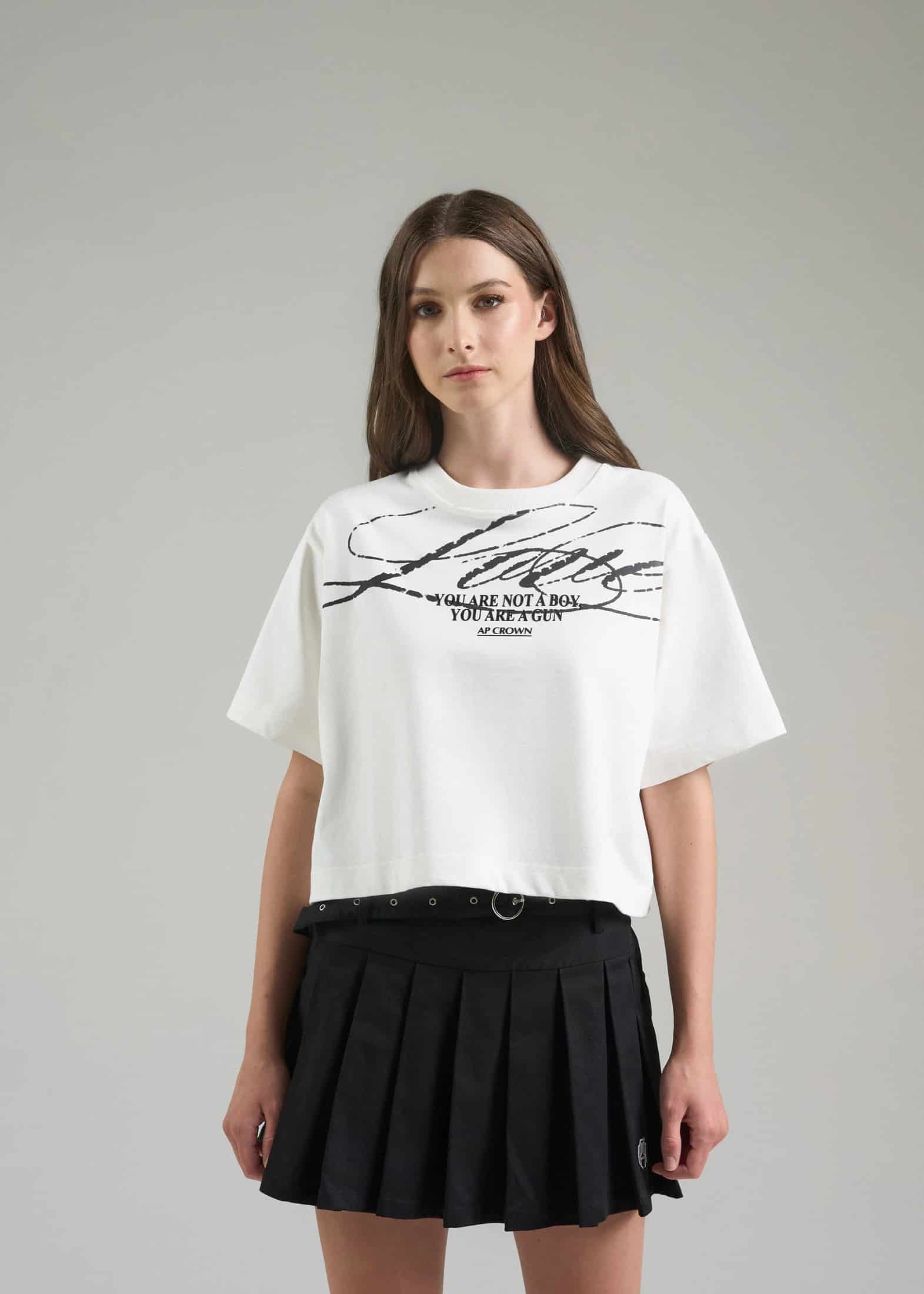 WHITE FLOWER CROP TOP - miniatura 1
