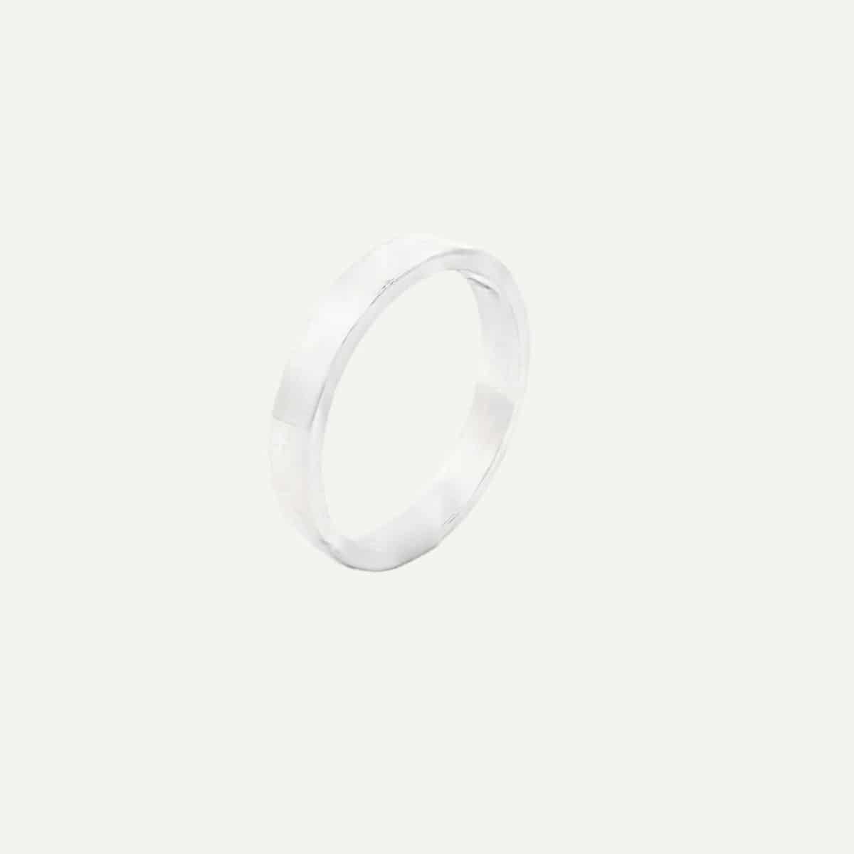Anillo Compromiso Hombre Plano - miniatura 2