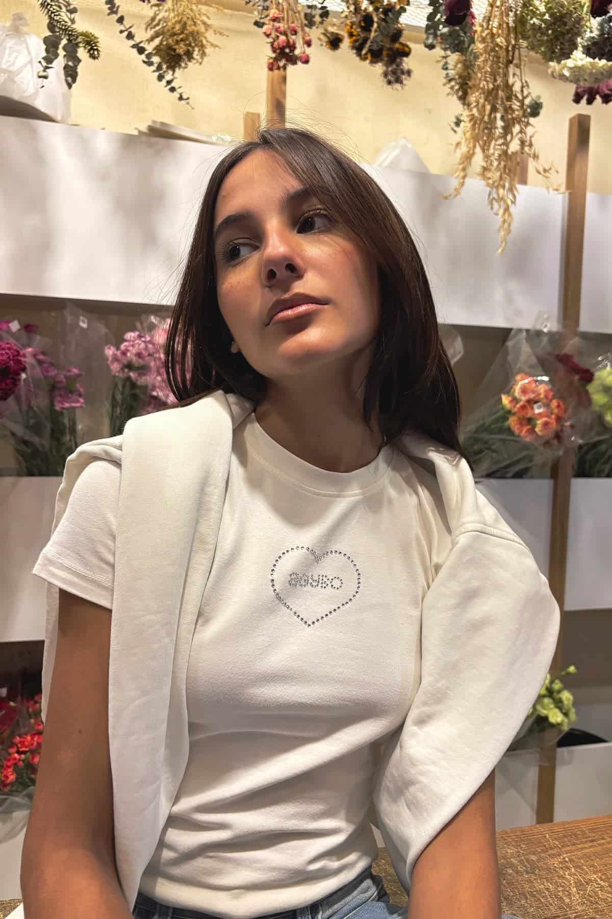 SPARKLE T-SHIRT IVORY - miniatura 4