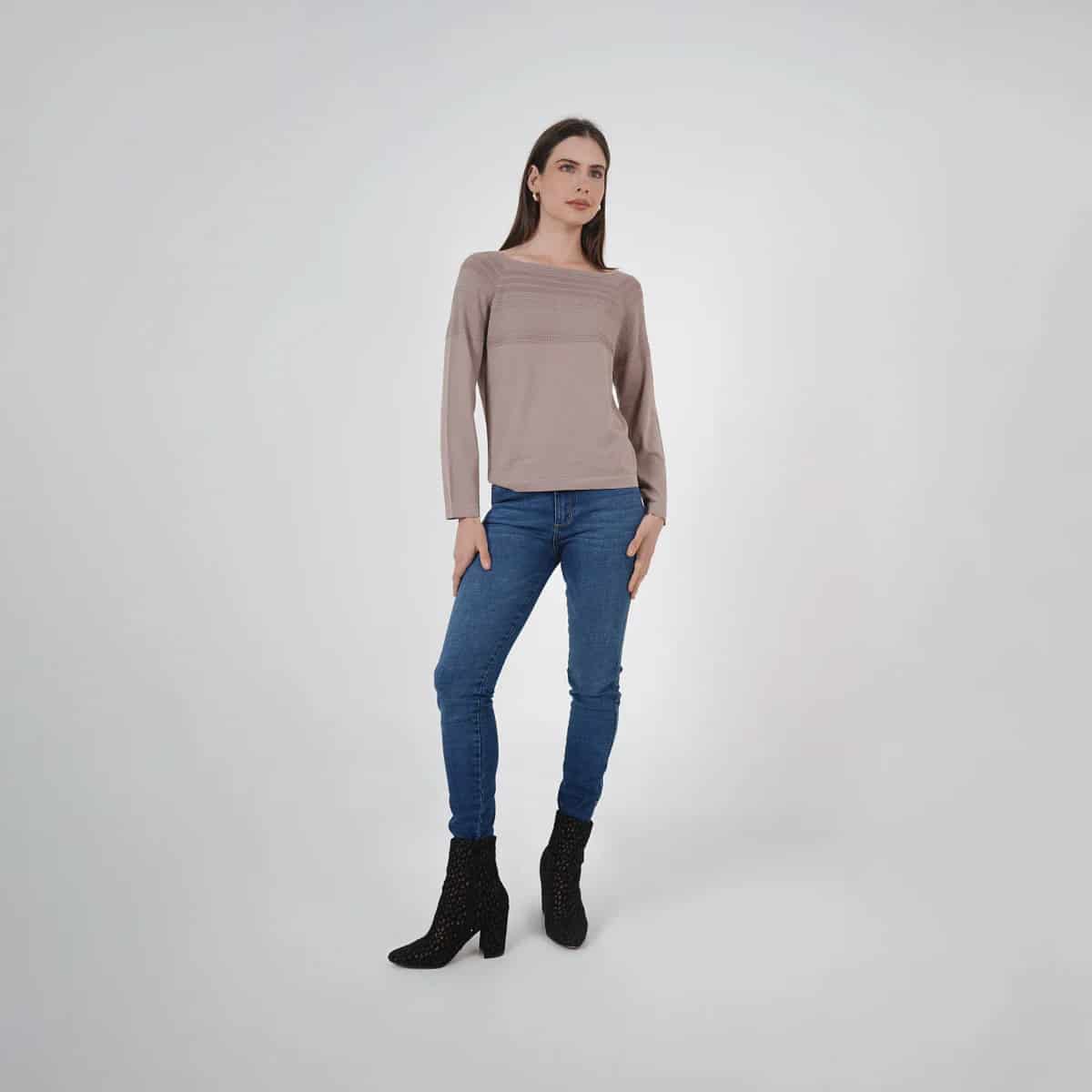 Sweater Cuello Redondo Manga Larga - miniatura 8