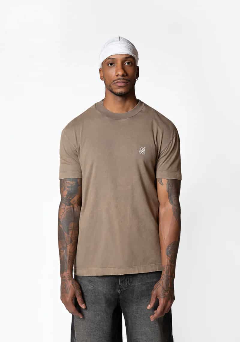 Knockout brown wash Standard t-shirt - miniatura 6