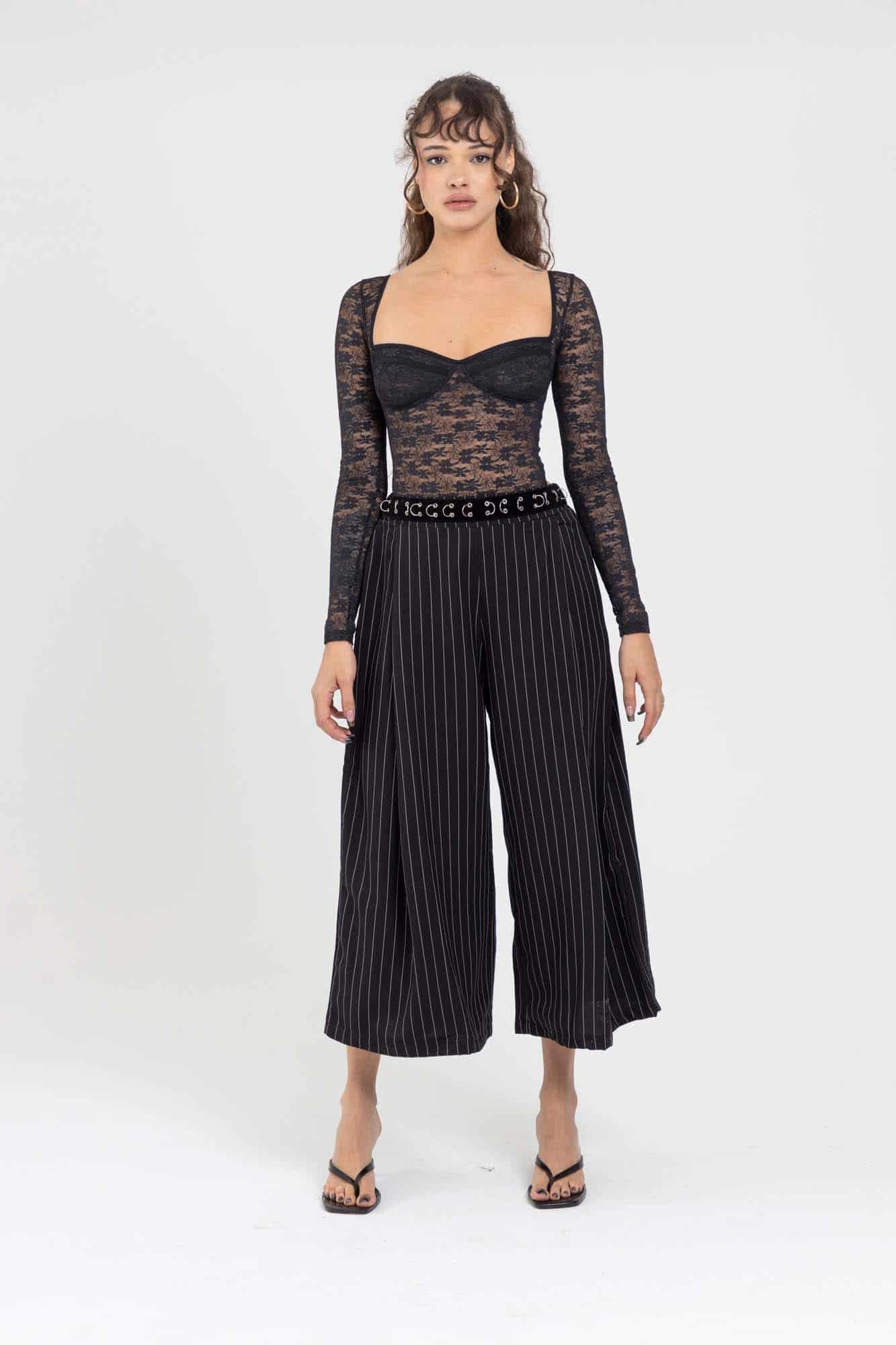LACE BLACK BODYSUIT - miniatura 21