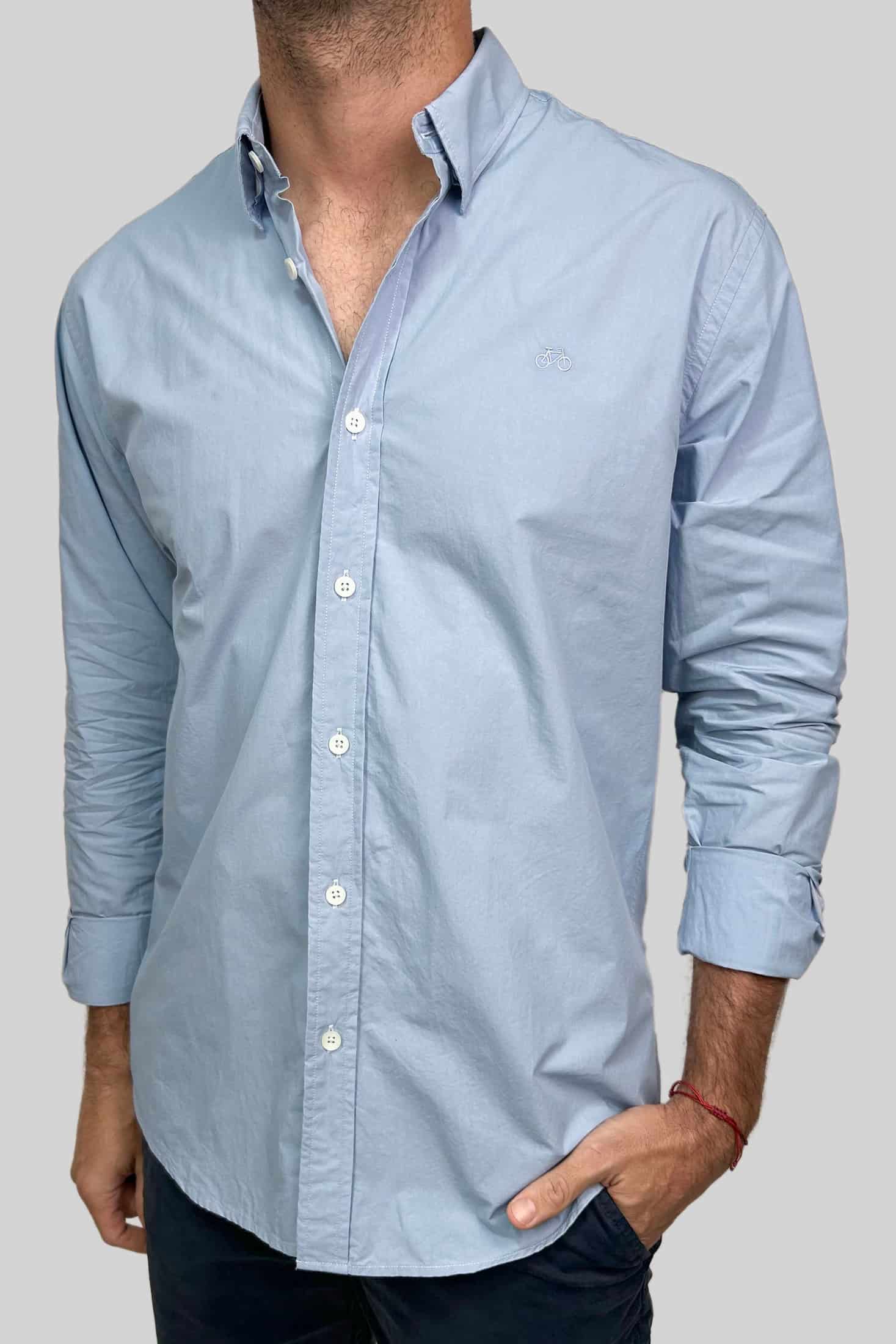CAMISA PLAIN BLUE - miniatura 1