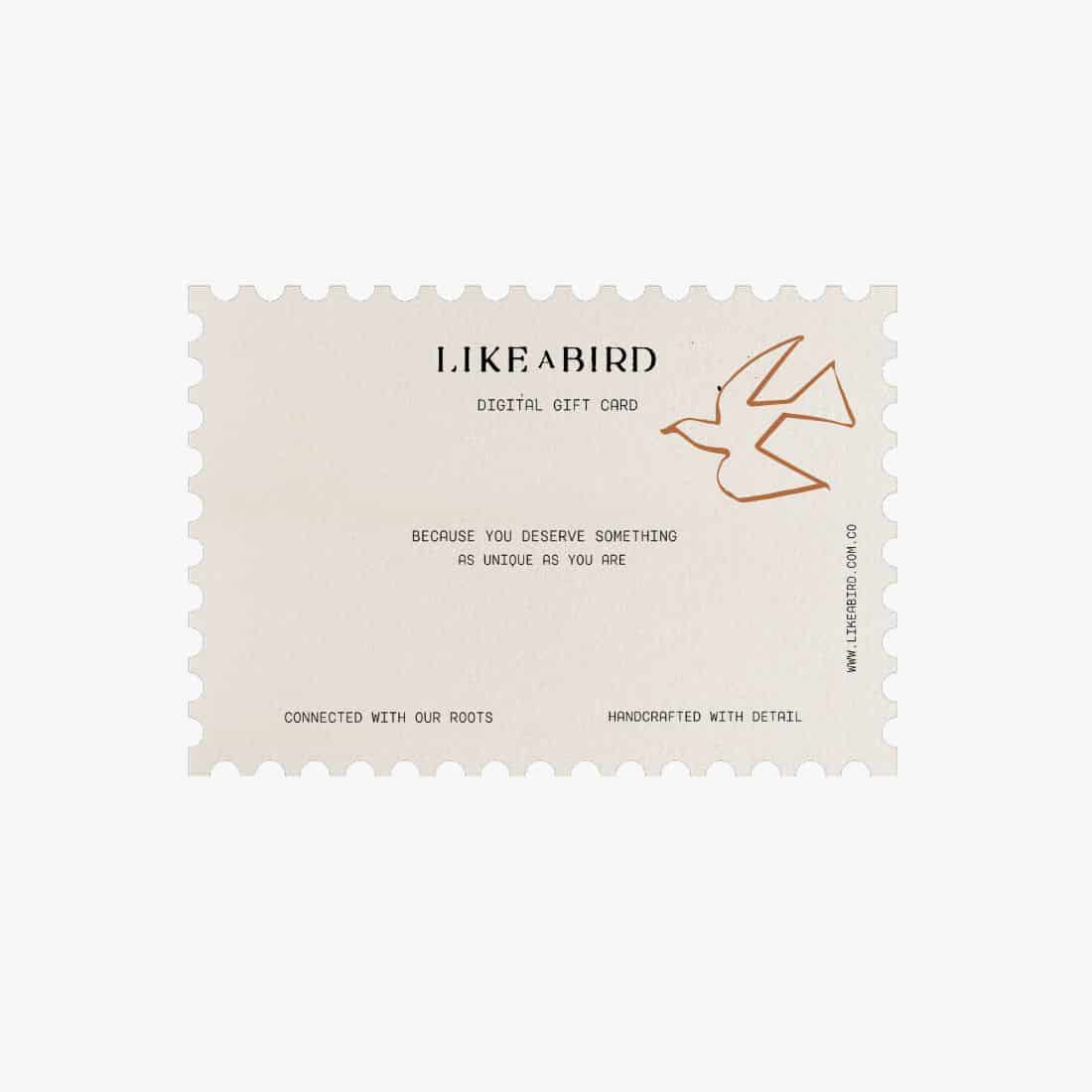 Like a Bird Gift card - miniatura 2