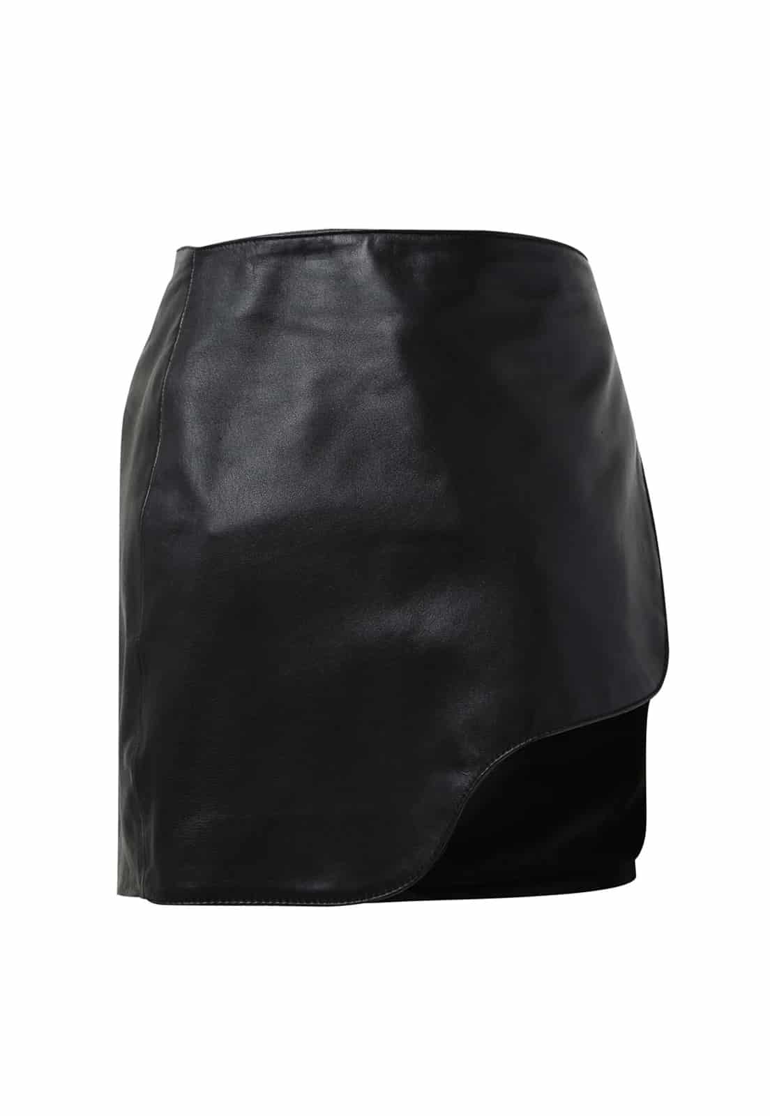 LEATHER MOUNTAINS MINI SKIRT - miniatura 1