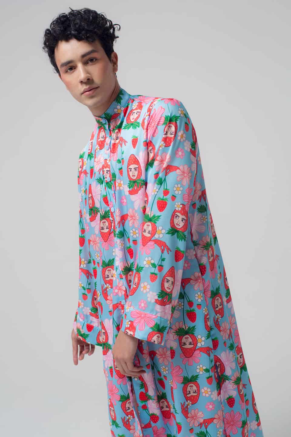 Blusón Unisex / Fresas con crema - miniatura 1