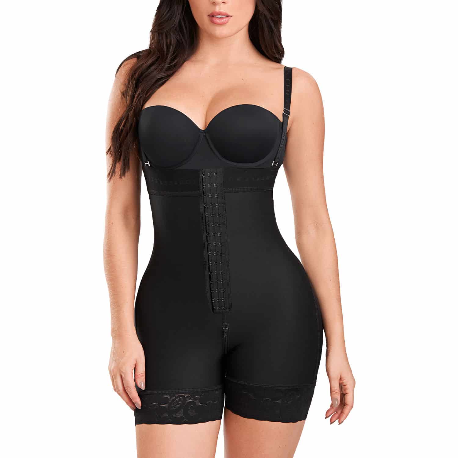 Faja Colombiana Strapless BrocheTipo Short Power Secret Mujer - miniatura 7