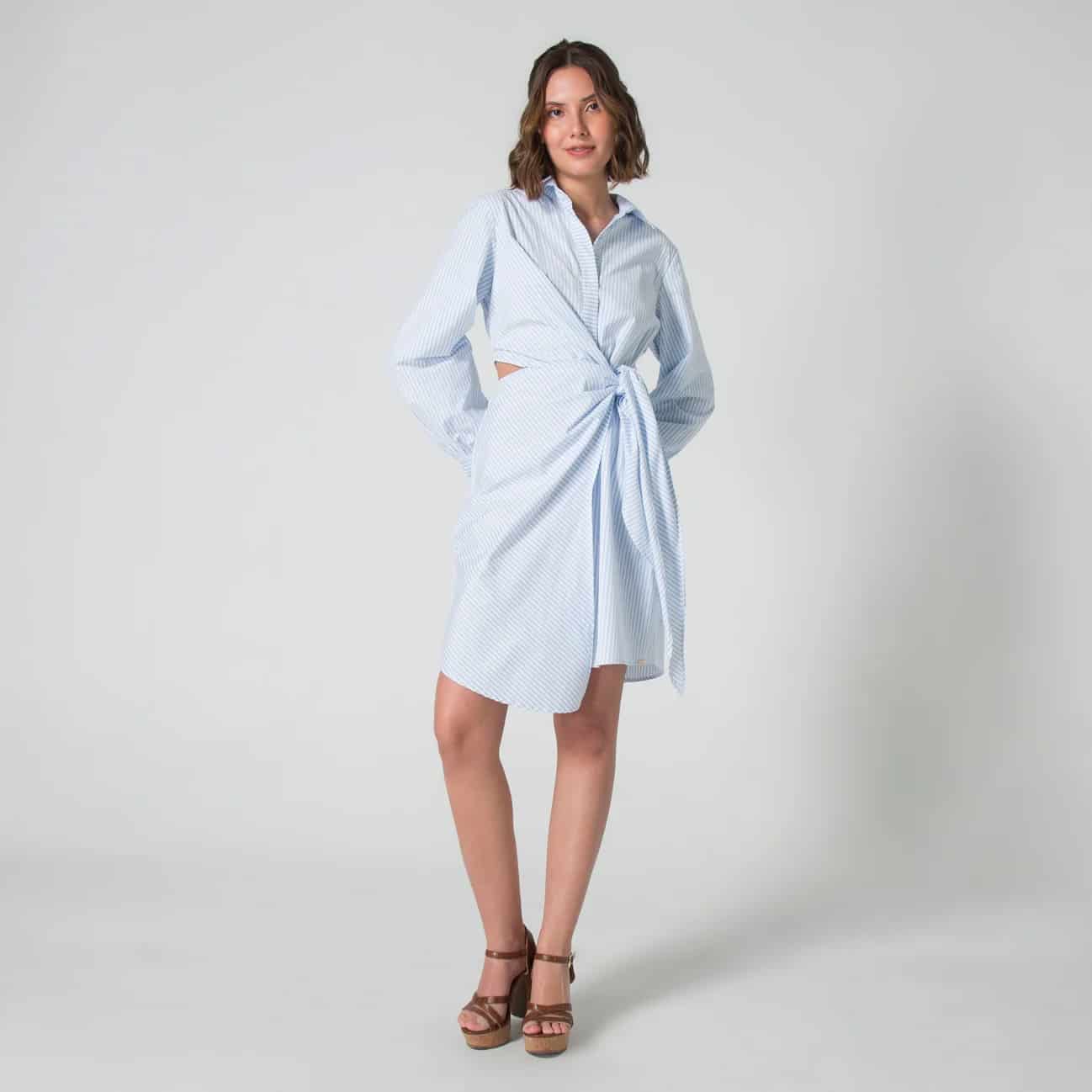 Vestido Drapeado Regular Rumma - miniatura 9