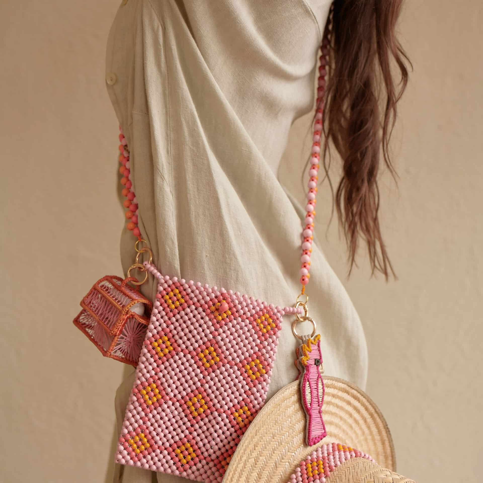 Strap Viajero En Chaquiron - Ocaso Naranja - miniatura 3