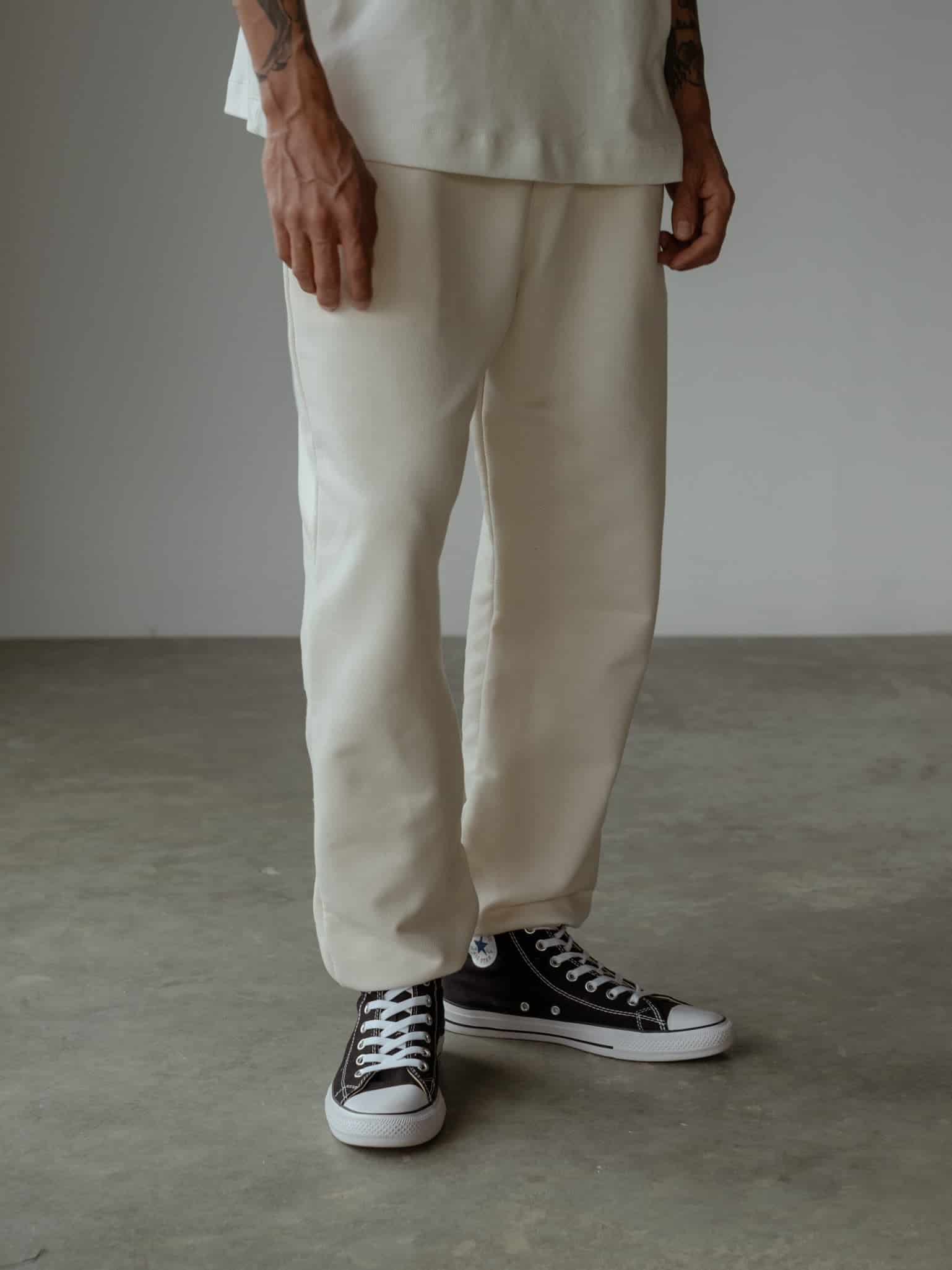 MEN MINIMAL JOGGER - CREAMY - miniatura 23