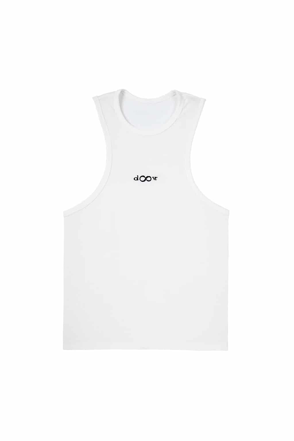 White Monogram Tank Top | Mujer - miniatura 5