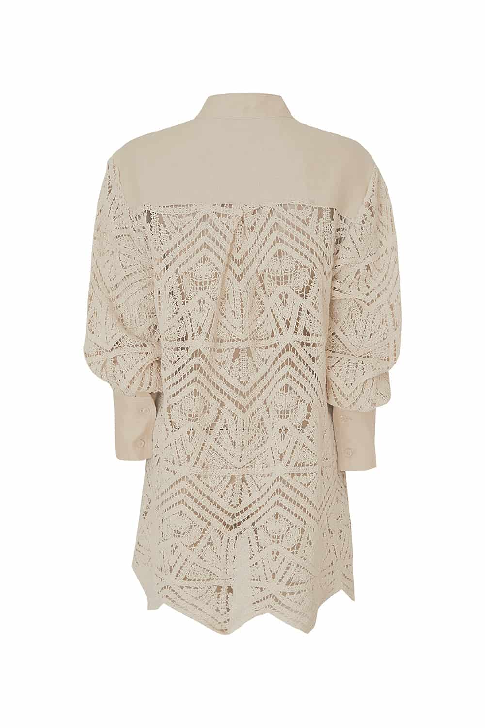 Camisa Gardenia Crema - miniatura 4