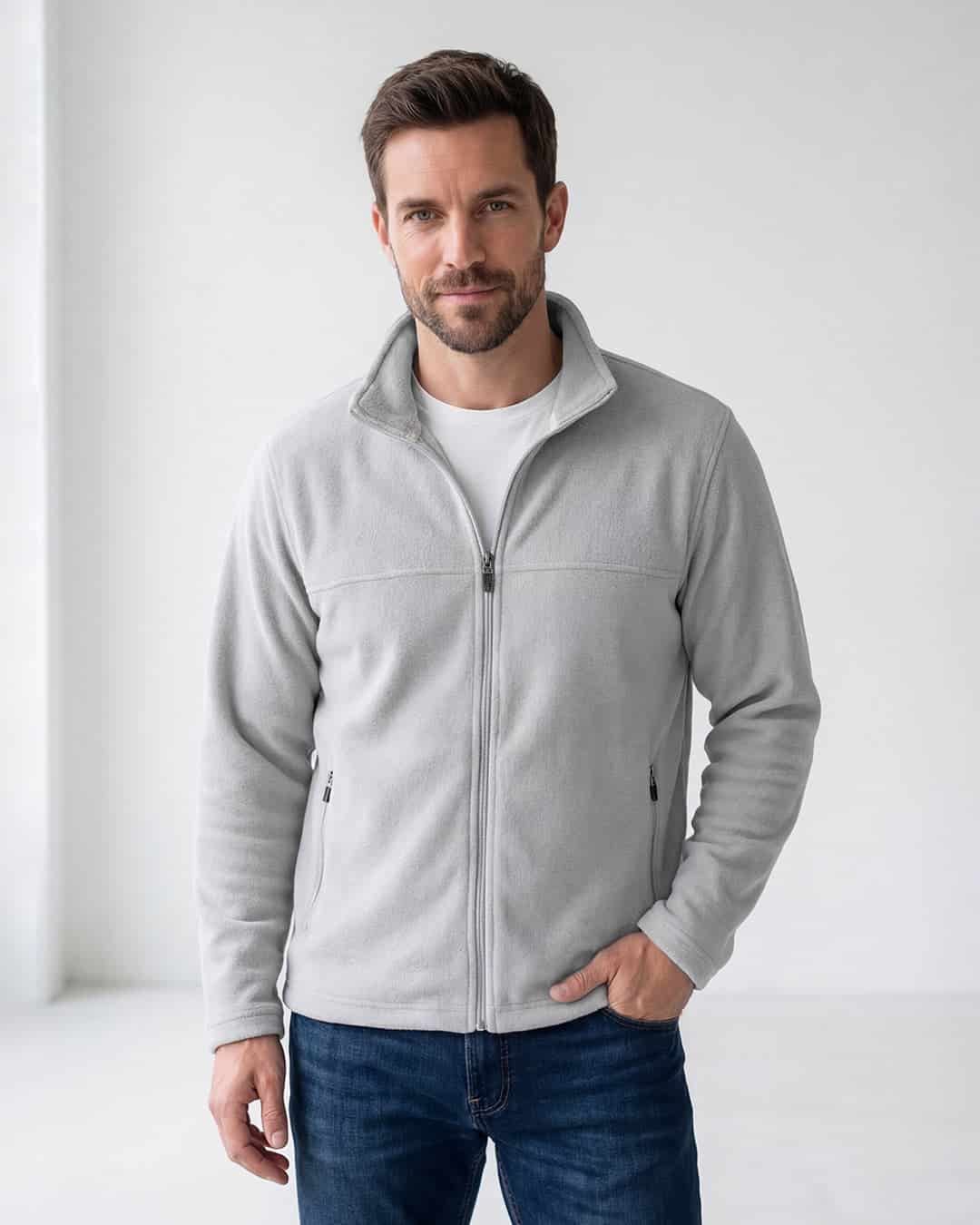Polar FleeceFlex Hombre Gris Luna - miniatura 3