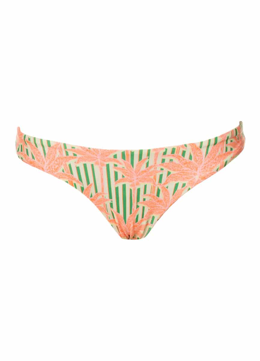 Maaji Blooming Stripes Iconic Low Rise Thin Side Bikini Bottom - miniatura 7