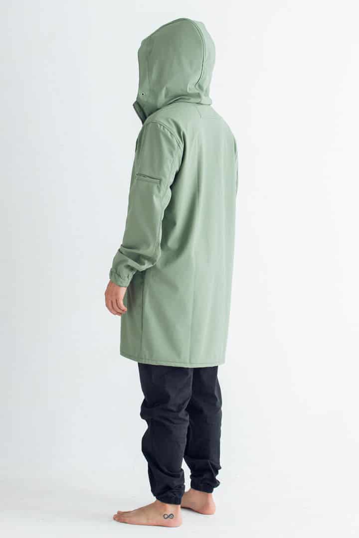Chaqueta para lluvia verde - miniatura 5