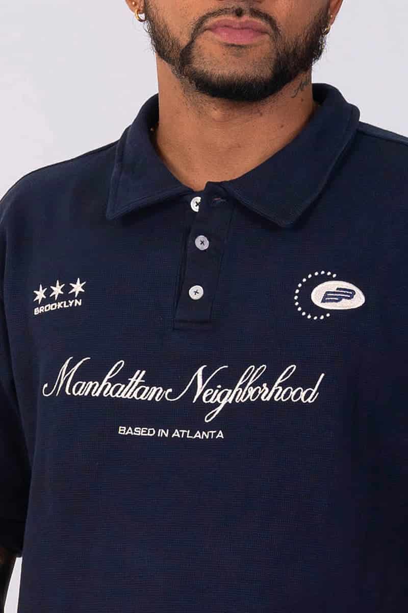 Polo boxy fit manhattan - miniatura 2