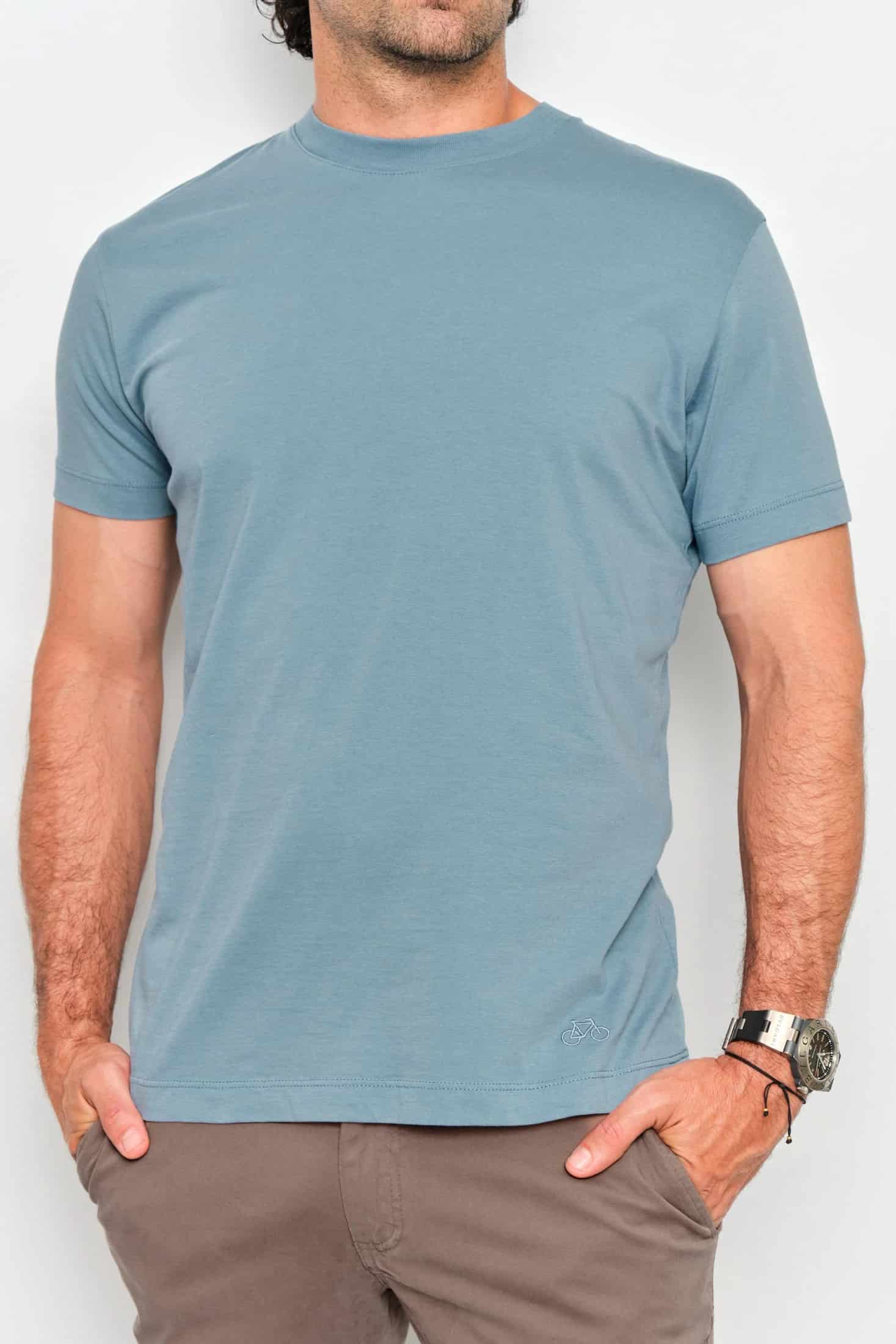 CAMISETA BASIC PLUS AZUL CLARO - miniatura 1
