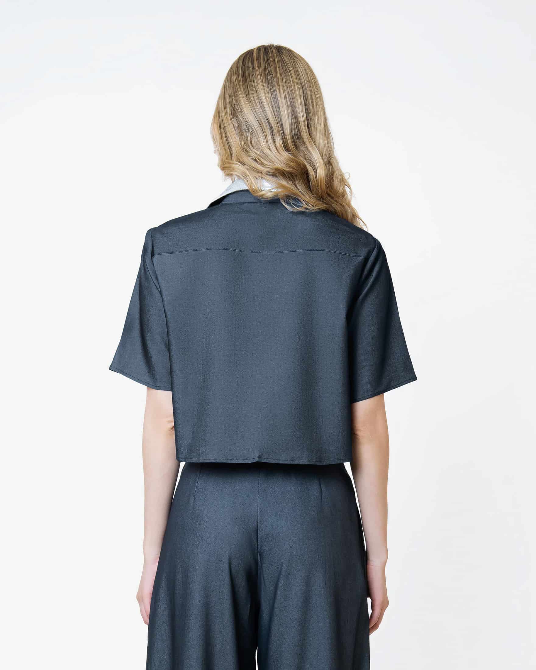 Dark Gray Twist Top - miniatura 2