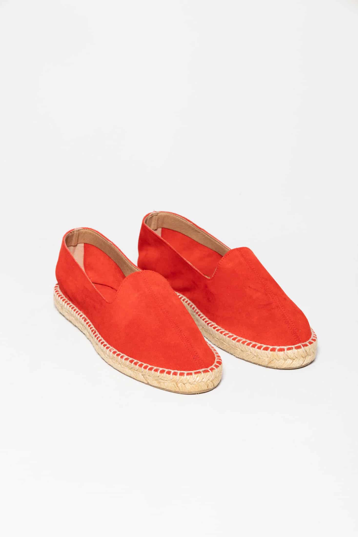 Men's leather espadrille red - miniatura 2
