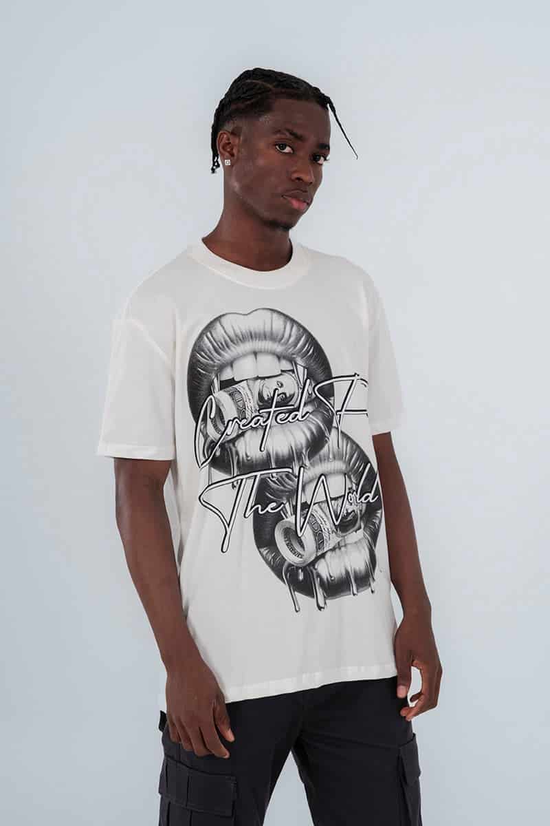 Camiseta regular created - miniatura 1