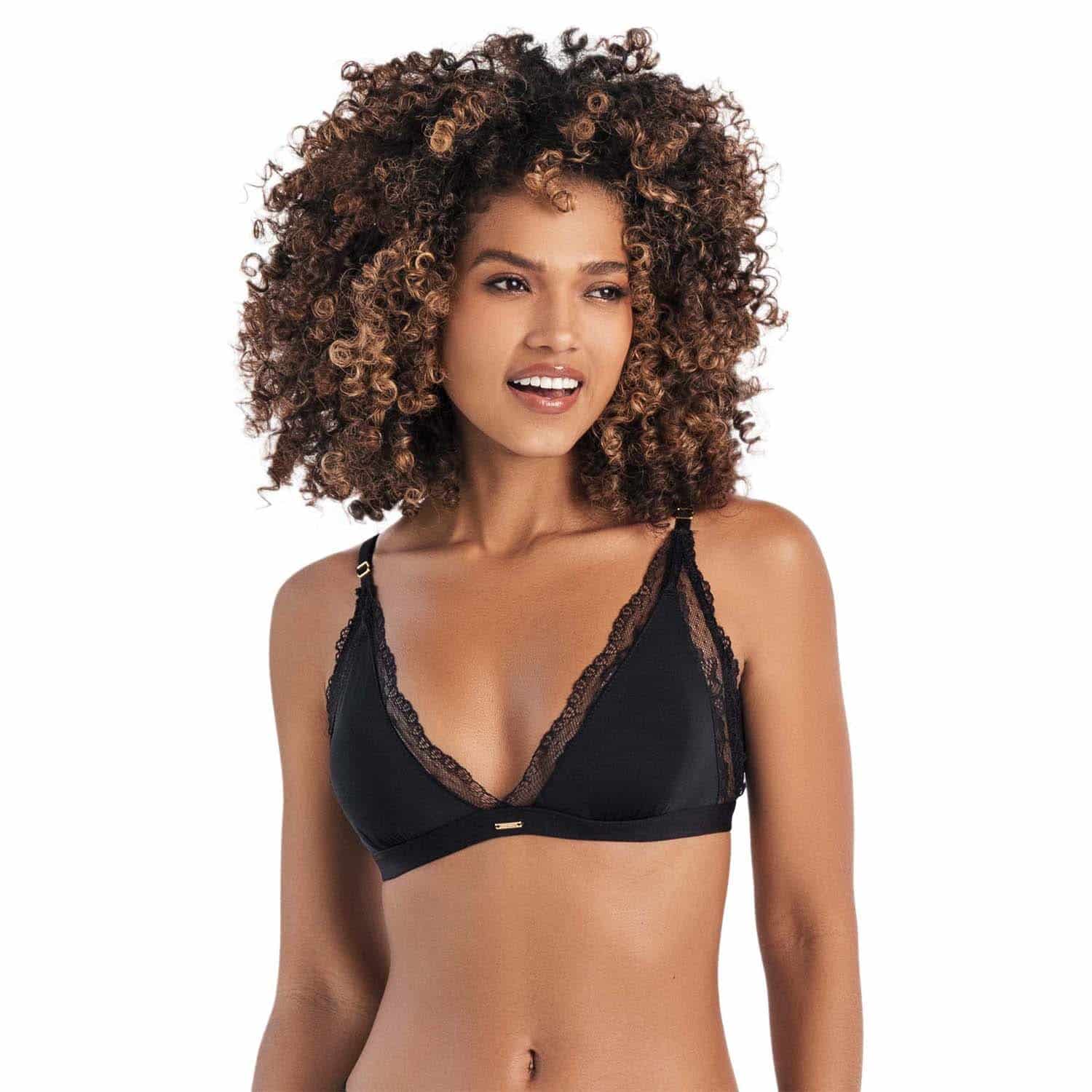 BRALETTE CON ENCAJE EN ESCOTE - miniatura 1