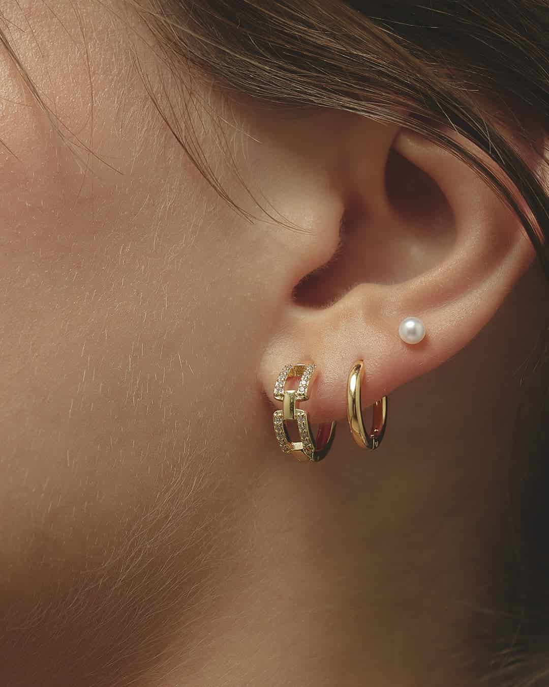 Set X3 Aretes Perla - miniatura 4