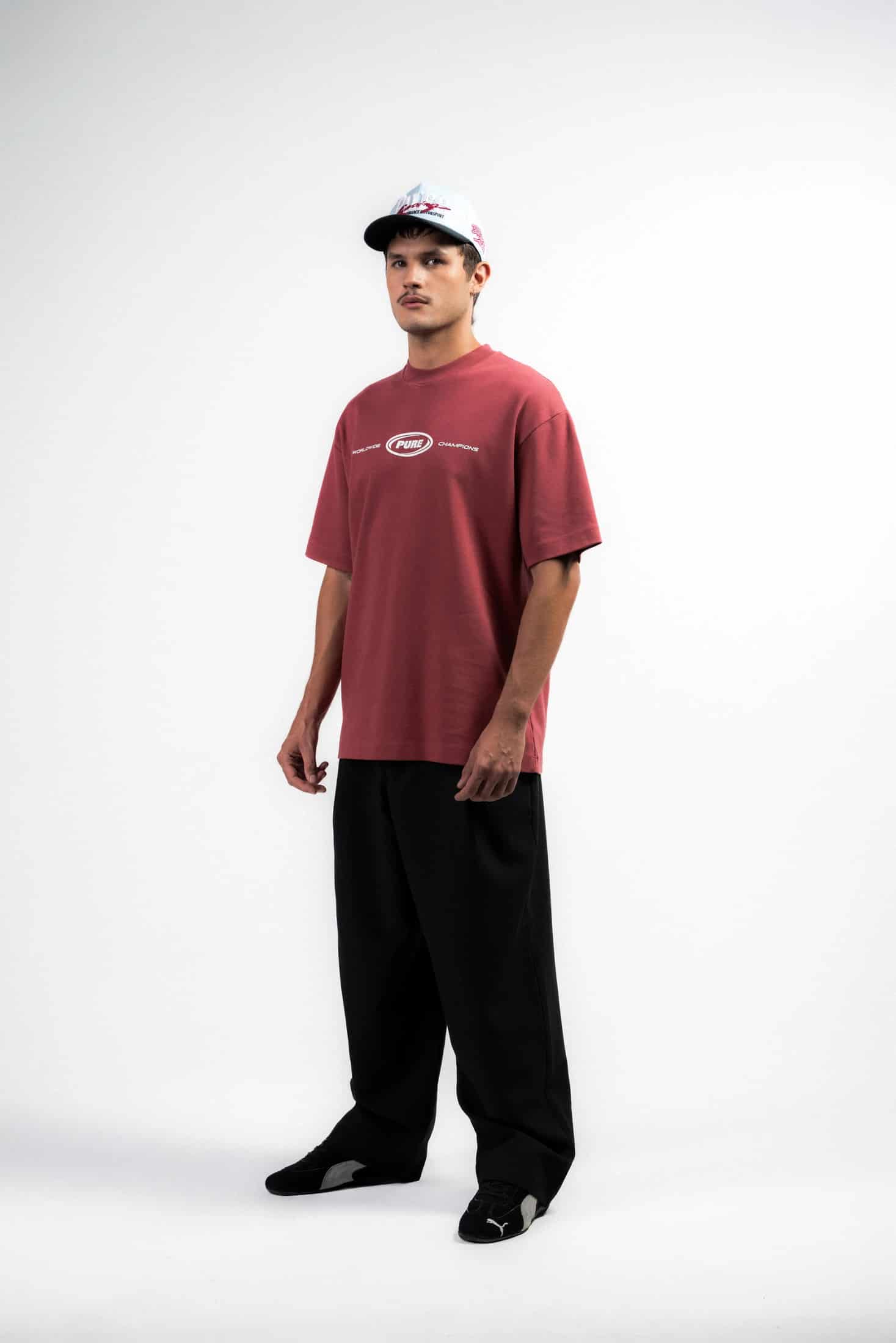 Overdrive Burgundy T-Shirt - miniatura 4