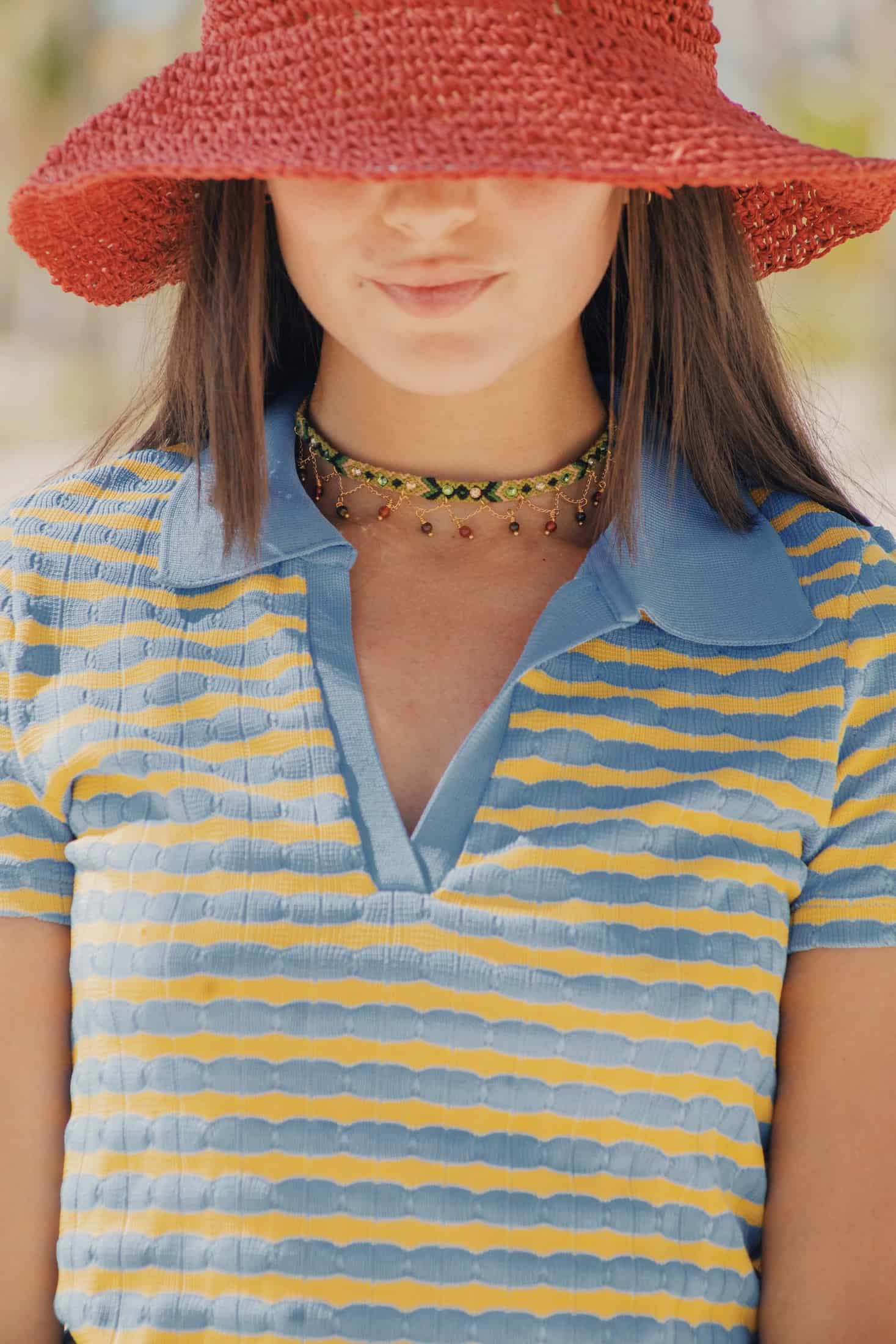 Choker Wayuu Jolotsü | Nature Green - miniatura 1
