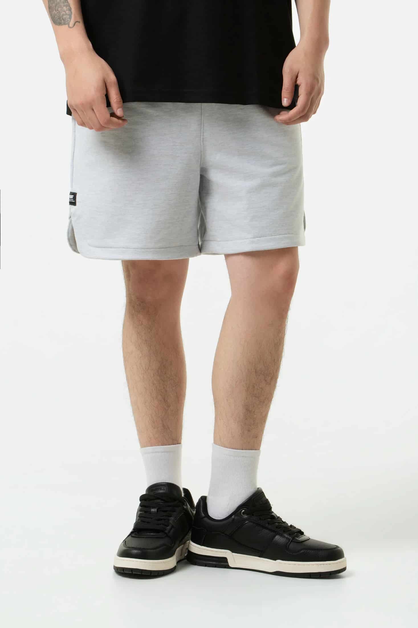 BERMUDA JOGG COLOR GRIS JASPE CLARO - miniatura 2
