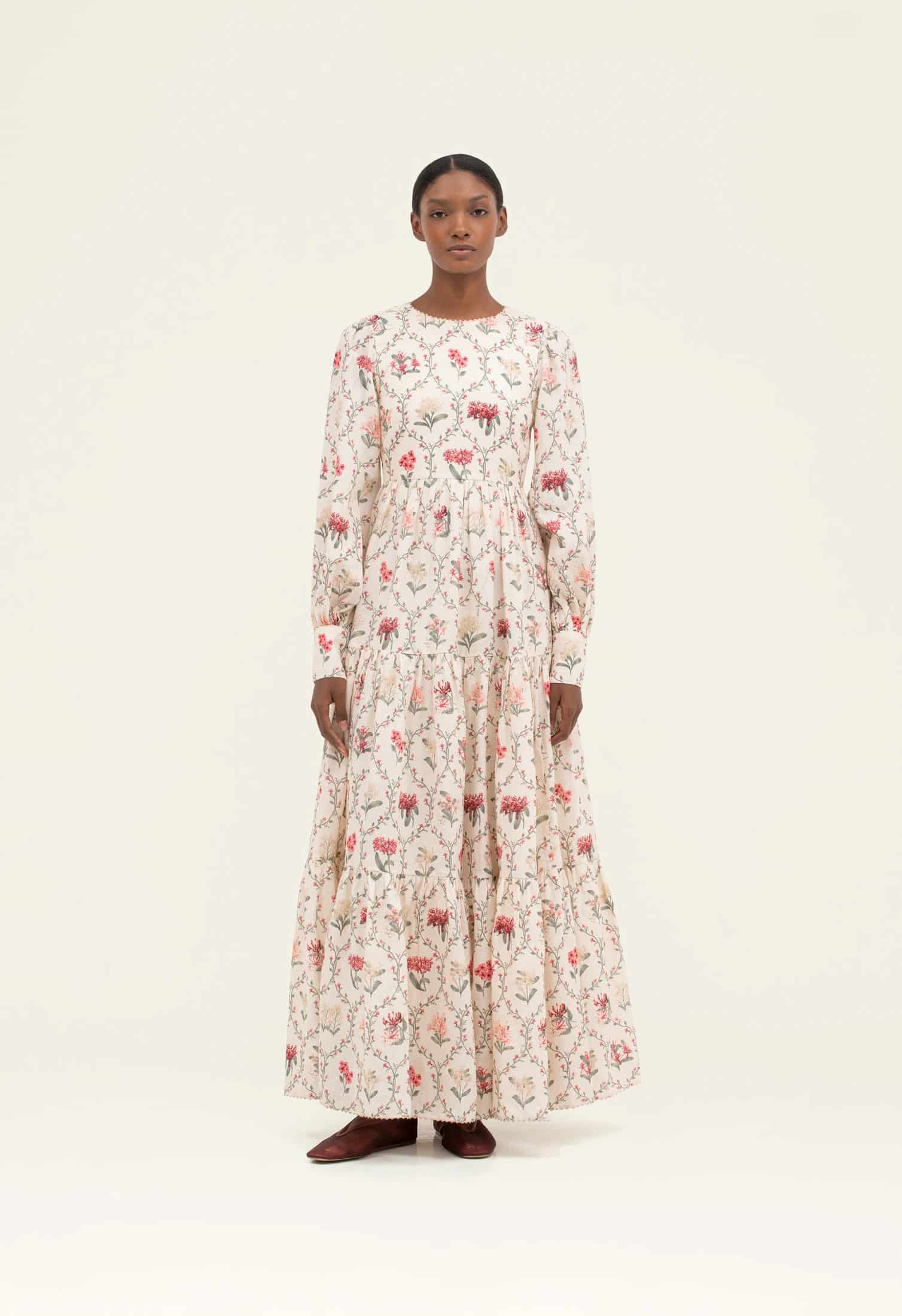 Nuez Orquidea Maxi Dress - miniatura 1