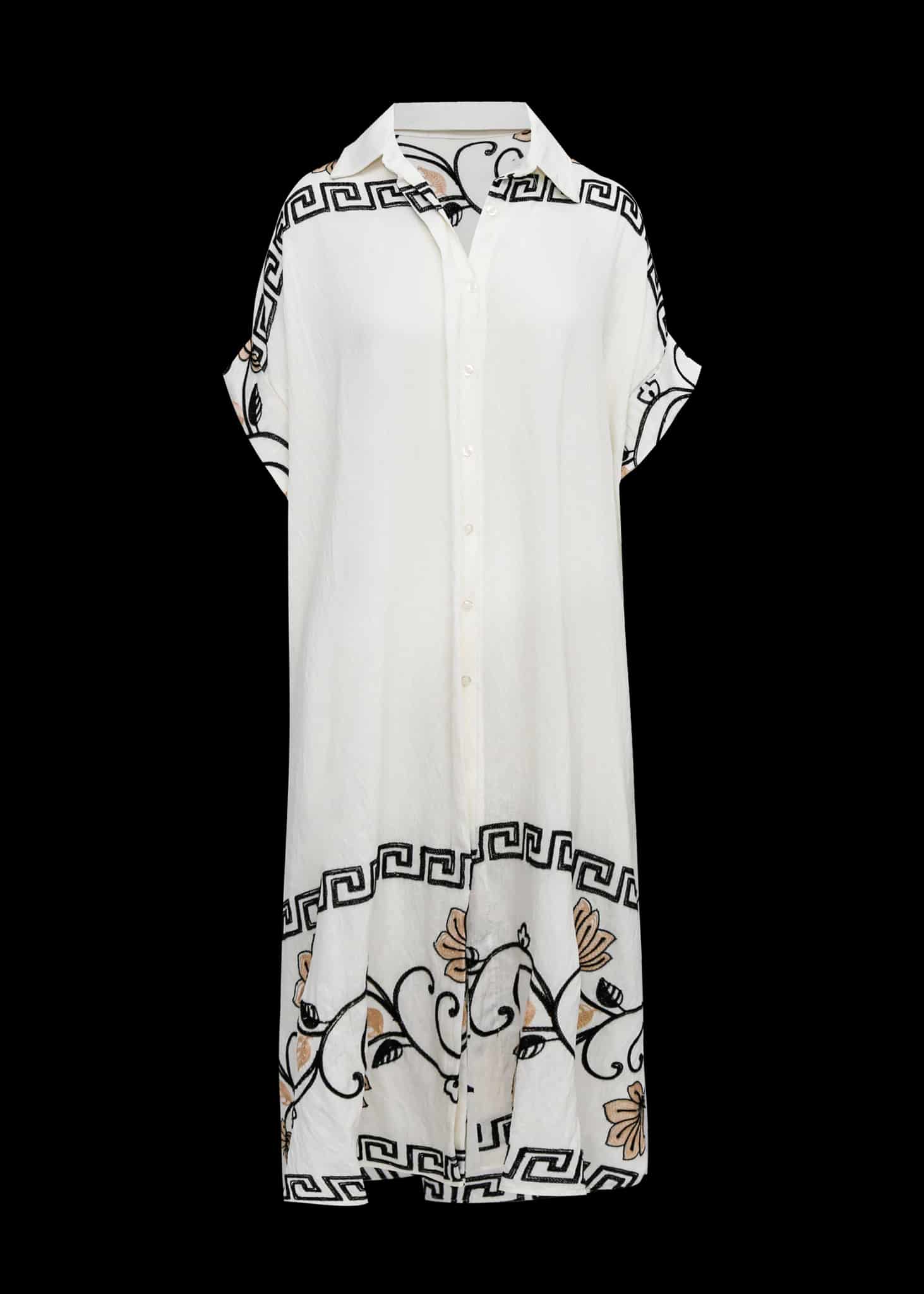 Vestido Camisero Etnico - miniatura 1