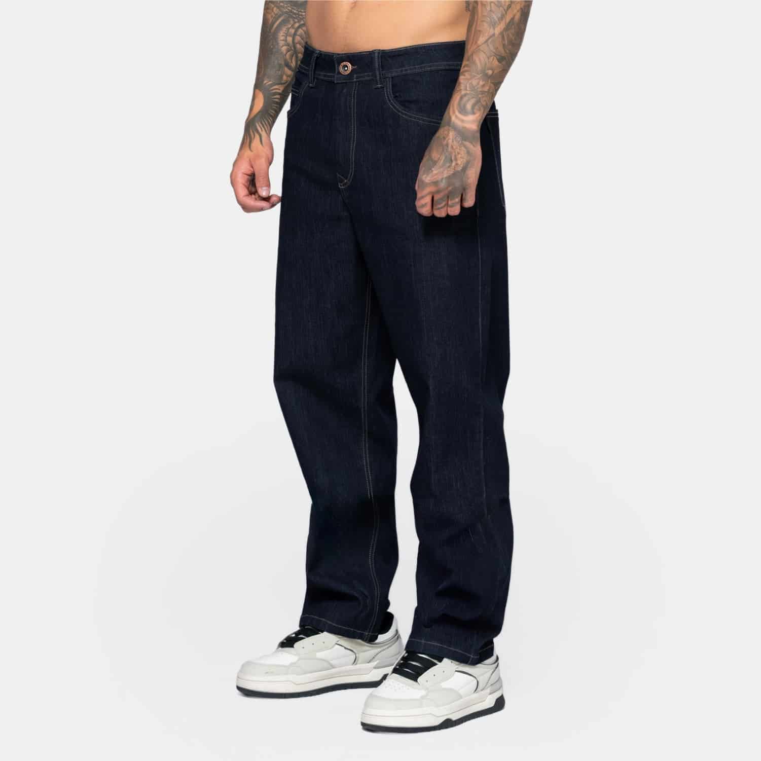 Straight Fit Indigo Signal Dark Blue - miniatura 4