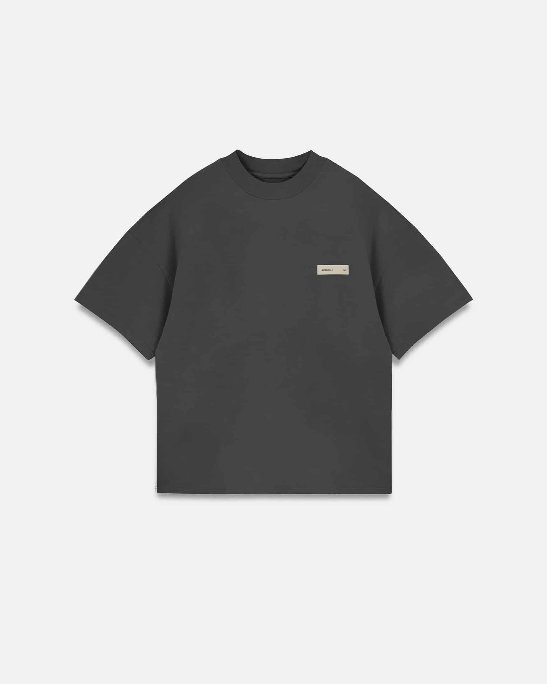 Line Basic Label Boxy Fit Tshirt Vintage Gray - miniatura 1